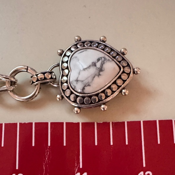 Brighton Howlite Pebble Necklace - Picture 5 of 9